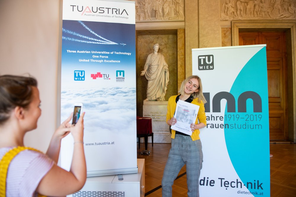 TU Austria Preis 2019 Preisverleihung - Gewinnerin