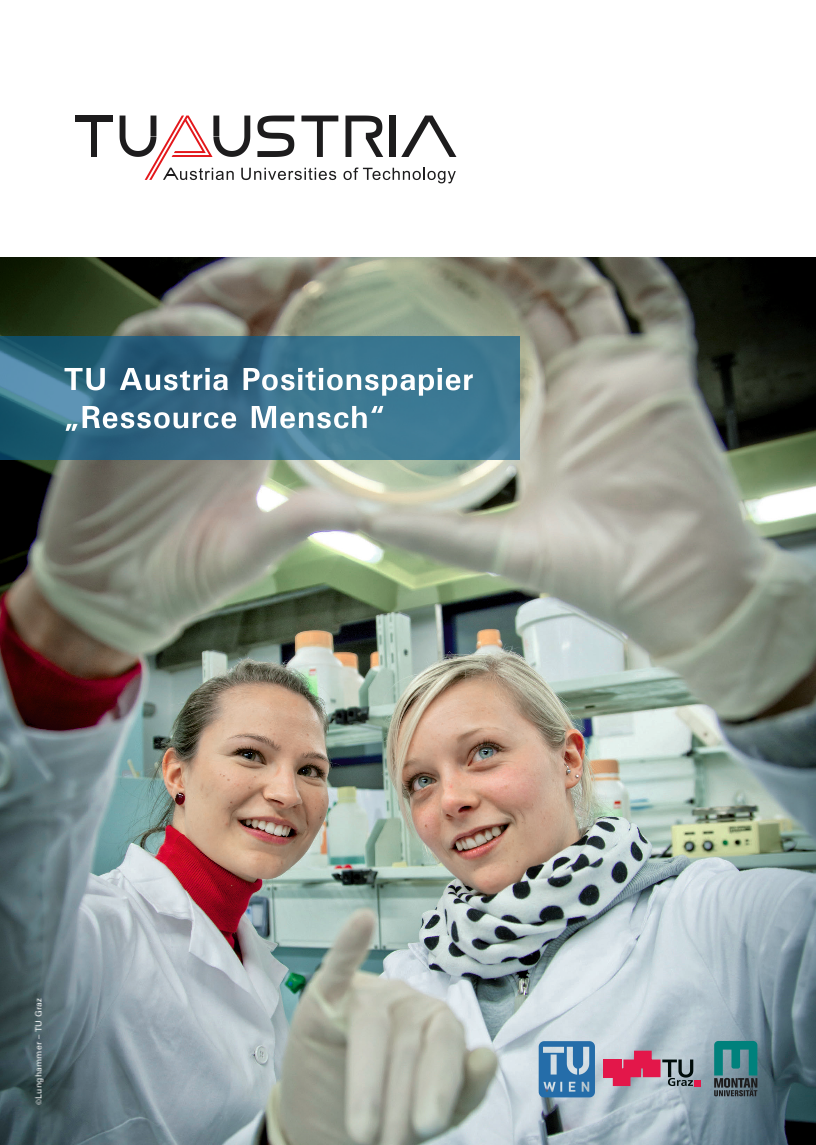 Titelseite des TU Austria Positionspapiers