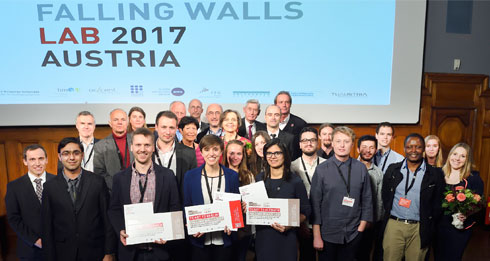 Falling Walls Lab Austria: 14 Talente aus acht Nationen präsentierten ihre innovativen Ideen